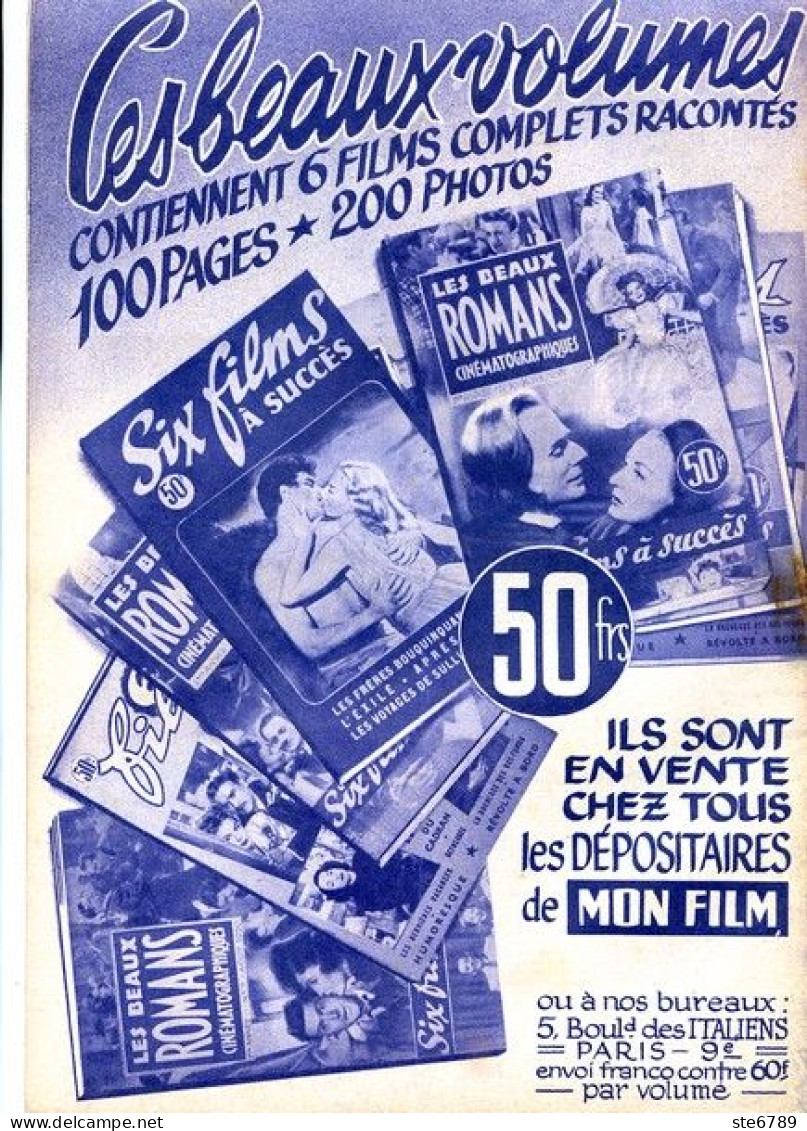 MON FILM 1951 N° 245 Cinéma Quand La Ville Dort JEANE HAGEN - Cinema