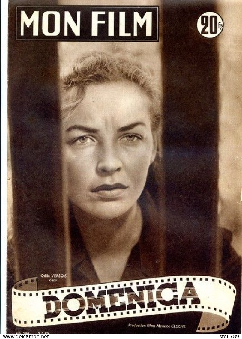MON FILM 1952 N° 298 Cinéma Domenica ODILE VERSOIS / CARY GRANT - Film