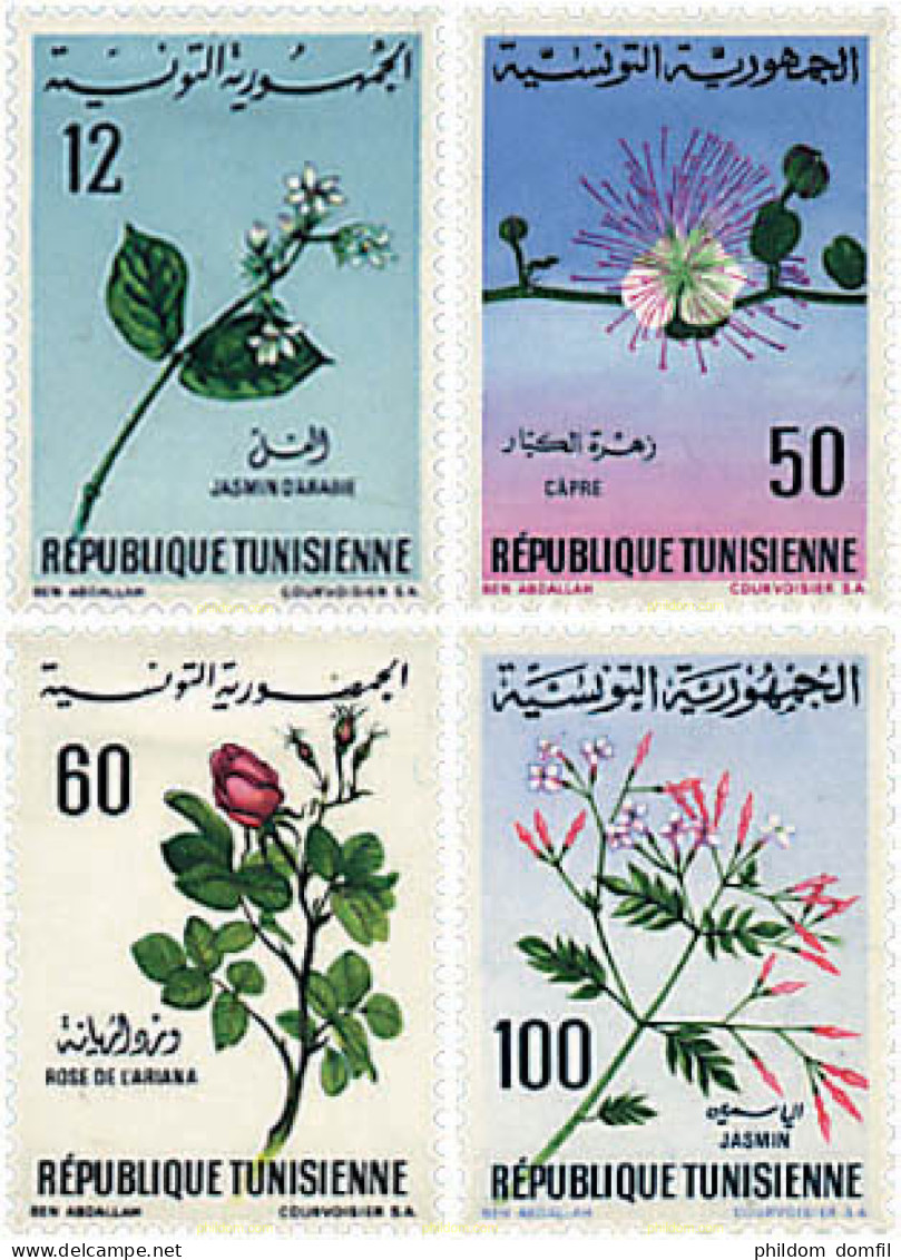92331 MNH TUNEZ 1968 FLORA - Tunisia (1956-...)