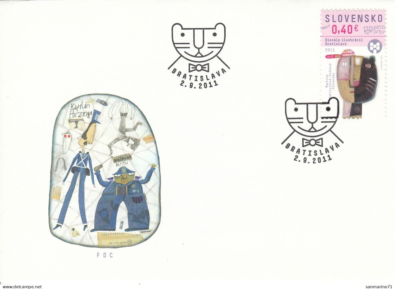 FDC SLOVAKIA 667 - Marionnettes