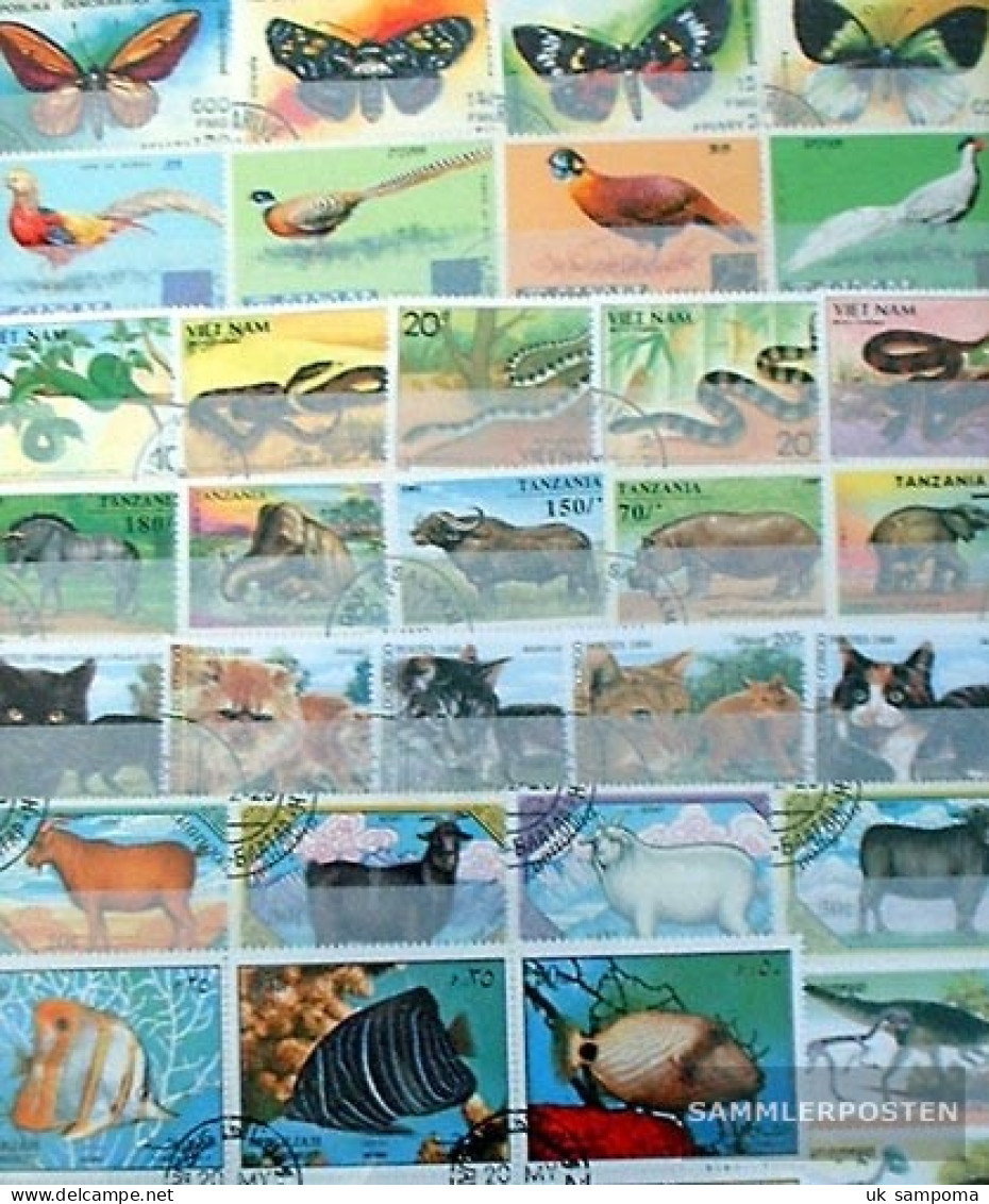 Motives Stamps-1.000 Various Animals Stamps - Autres & Non Classés