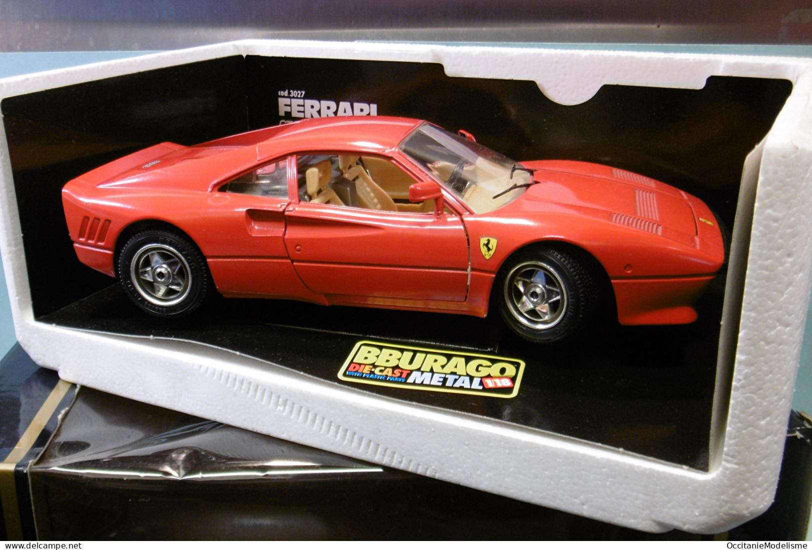 Bburago - Ferrari GTO 1984 Rouge Burago Réf. 3027 BO 1/18 - Burago