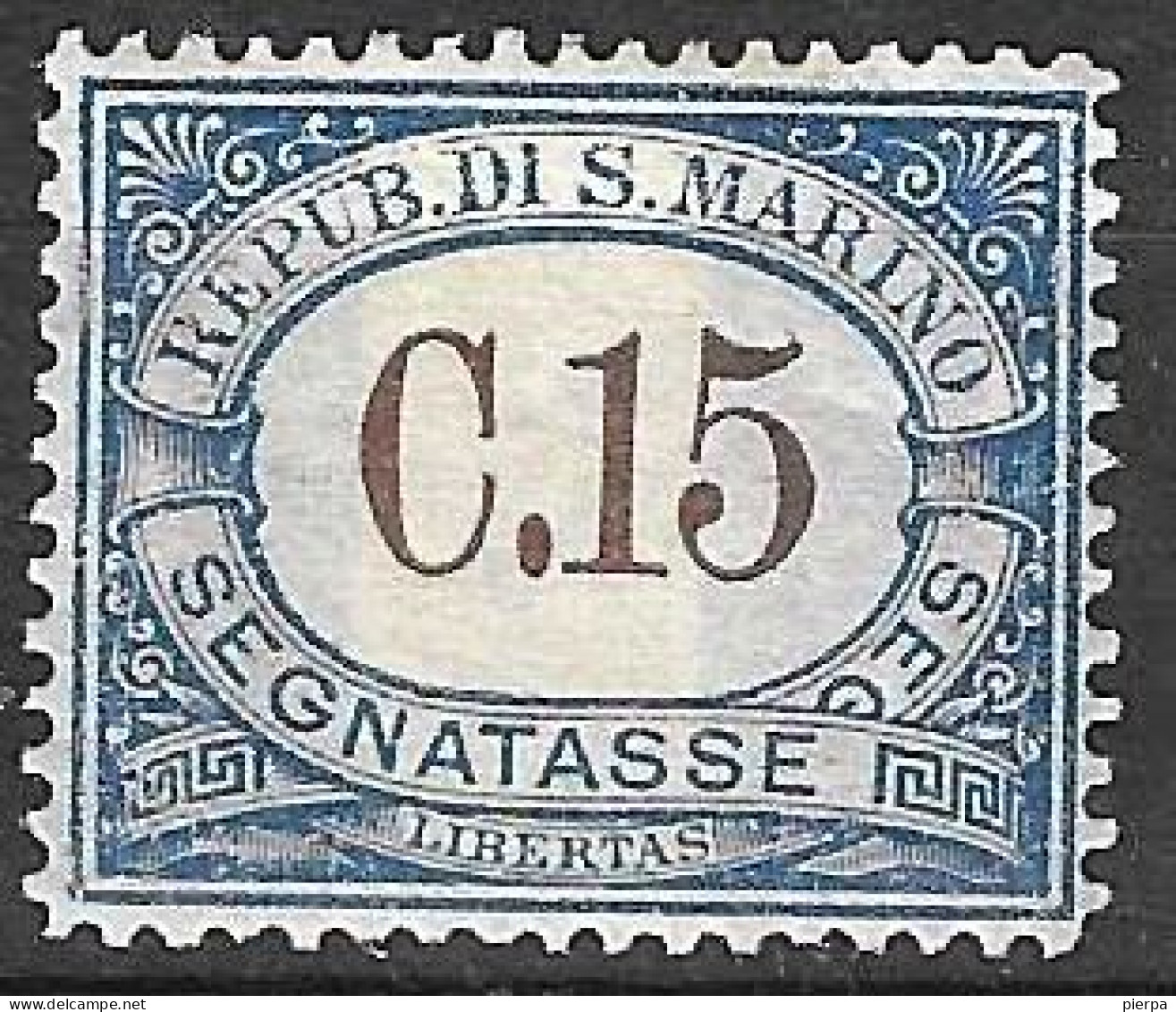 SAN MARINO -1939 - SEGNATASSE - C.15 - NUOVO MNH** ( YVERT TX 54- MICHEL PD 48 - SS  SG 55) - Impuestos