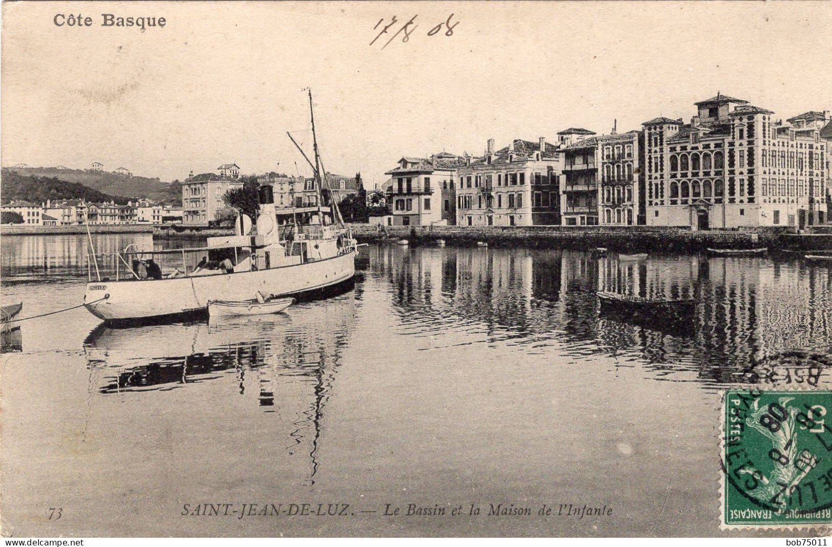 SAINT-JEAN-DE-LUZ , Le Bassin Et La Maison De L'Infante - Saint Jean De Luz