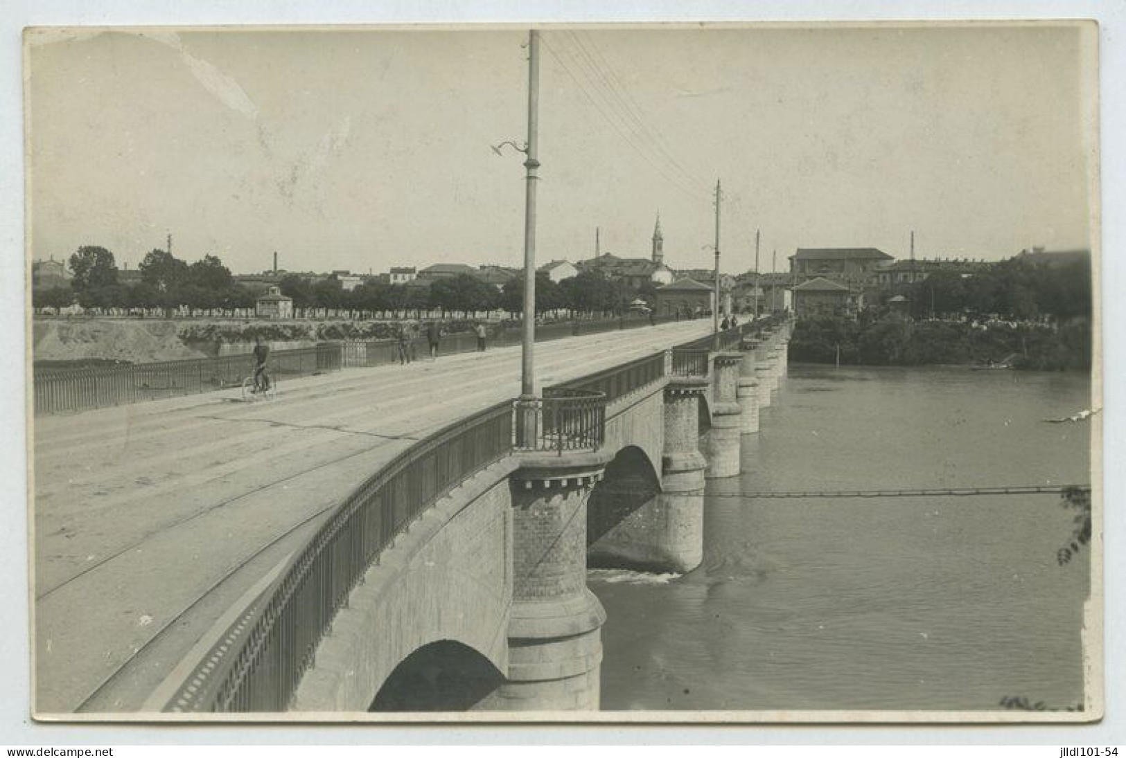 Alessandria, Ponte Sul Tanaro (lt8) Cpa + Photo D'édition - Alessandria
