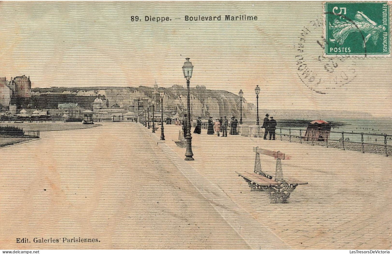 FRANCE - Dieppe - Boulevard Maritime - Carte Postale Ancienne - Dieppe
