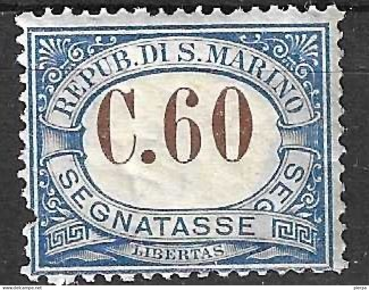 SAN MARINO -1925 - SEGNATASSE - C.60 - NUOVO MNH** ( YVERT TX 23- MICHEL PD 23 - SS  SG 23) - Portomarken