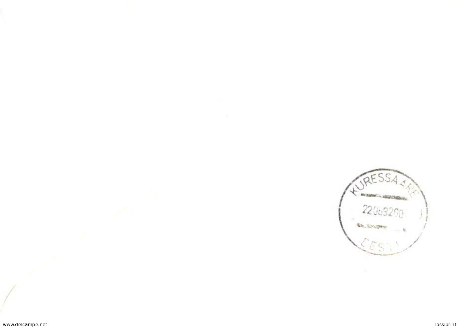 Estonia:FDC, P.P.E , P.P.I And P.P.A Stamps With Kuressaare Registered Cancellation, 1992 - Estonie