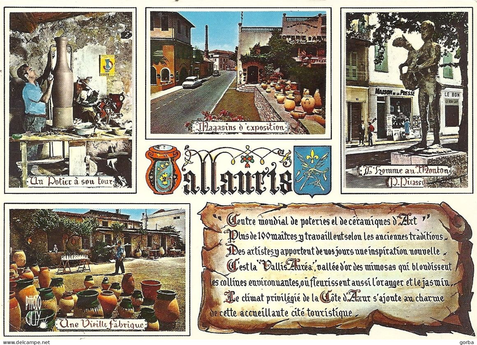 *CPM  - 06 - VALLAURIS - Multivues - Vallauris