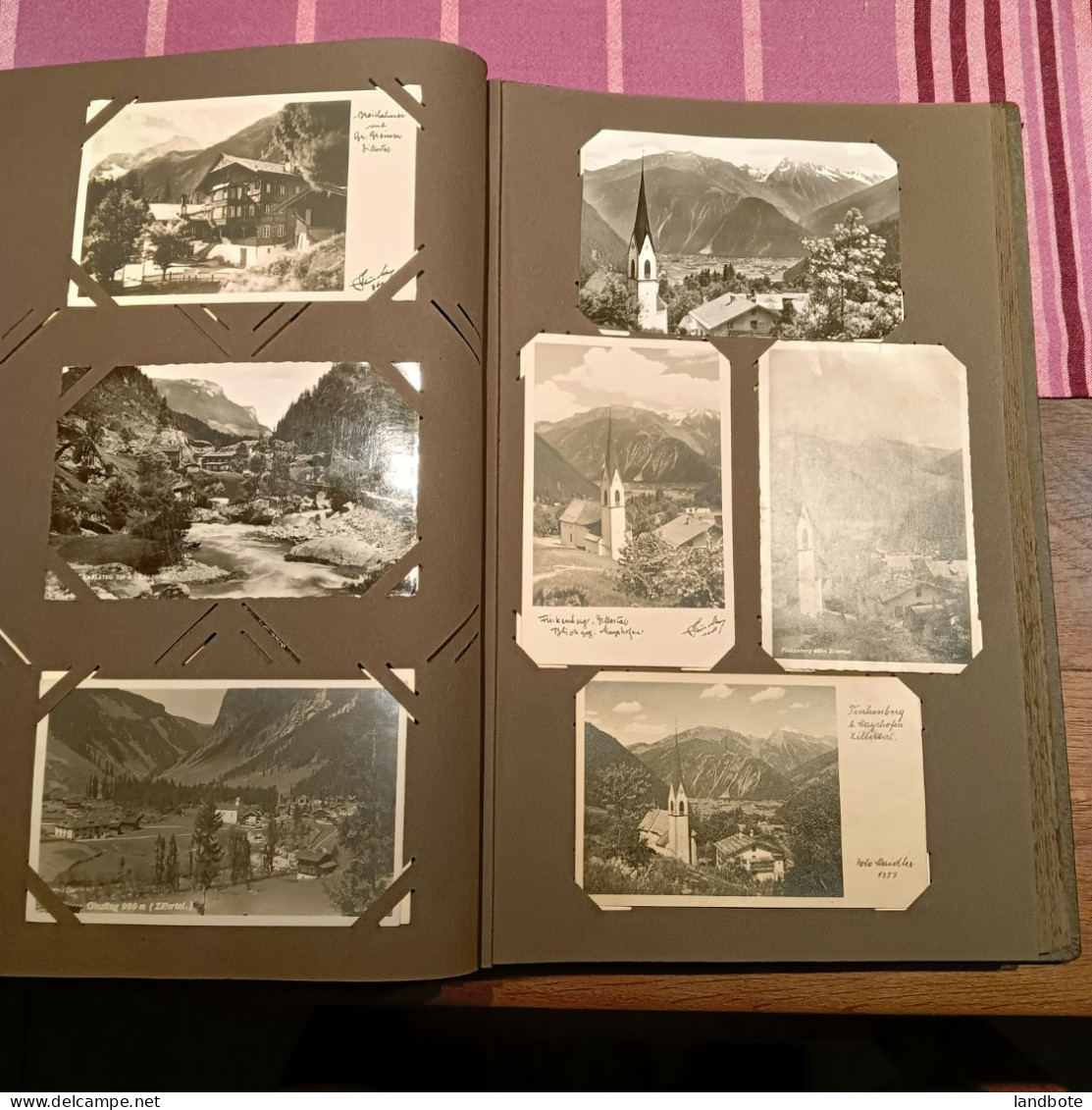 Ansichtskartenalbum mit 287 Ansichten aus dem Zillertal - Mayrhofen - Zell am Ziller - Hintertux ...