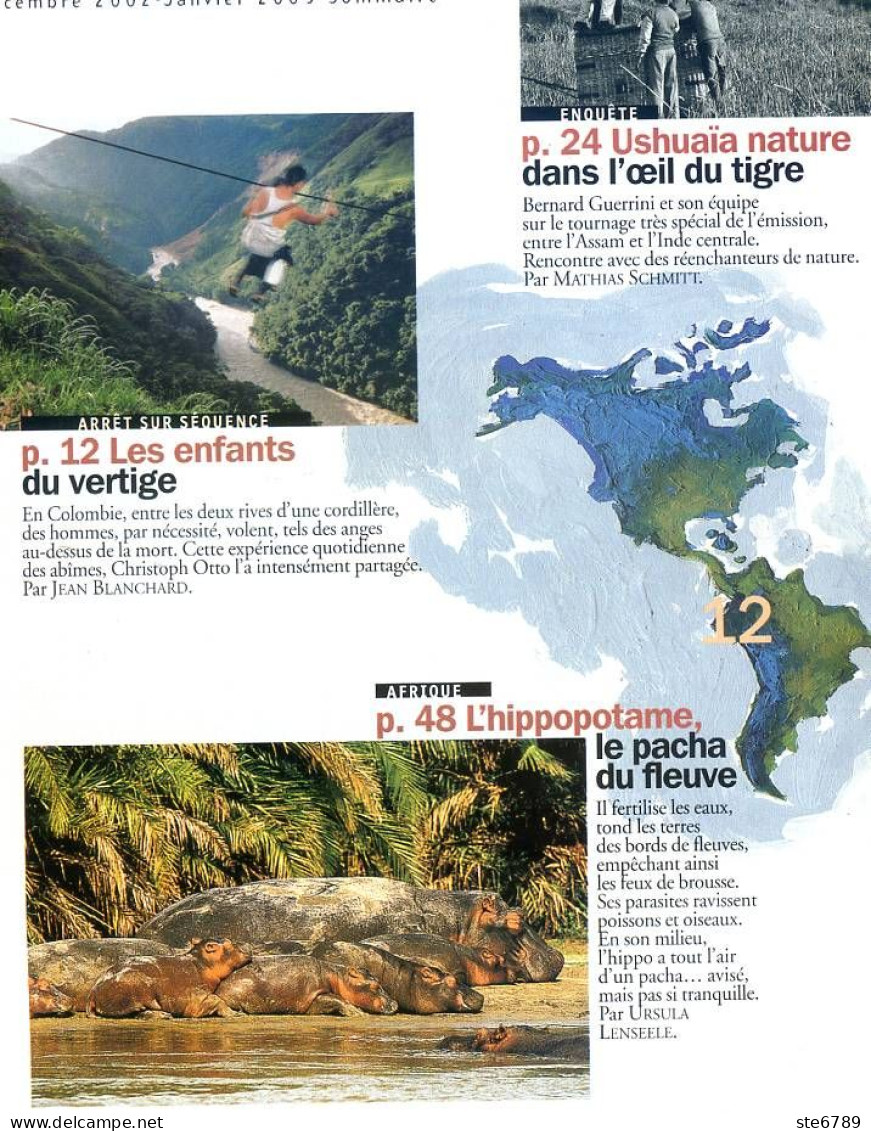 TERRE SAUVAGE N° 179 Dossier épopée Du Sel , Afrique Hippopotame , Asie Route De La Soie , Isere Belledonne Sentiers - Géographie