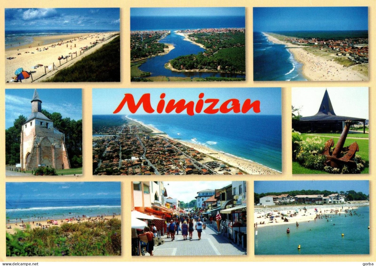 *CPM - 40 - MIMIZAN - Multivue - Mimizan Plage