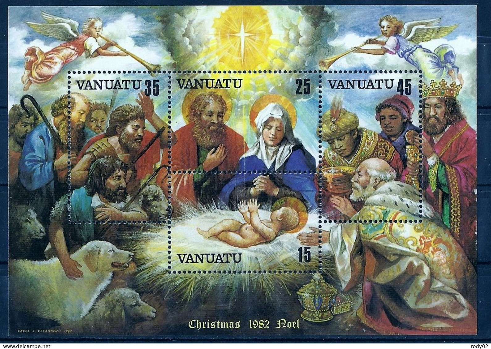 VANUATU - NOEL - BF 3 - NEUF** MNH - Christendom
