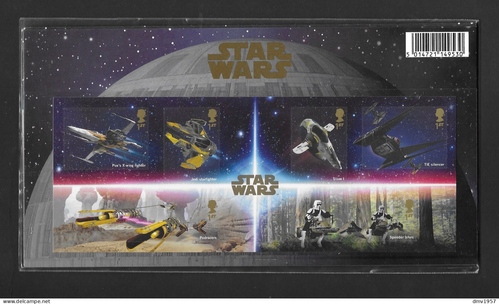 Great Britain 2015, 2017 & 2019 Star Wars Presentation Packs - Presentation Packs