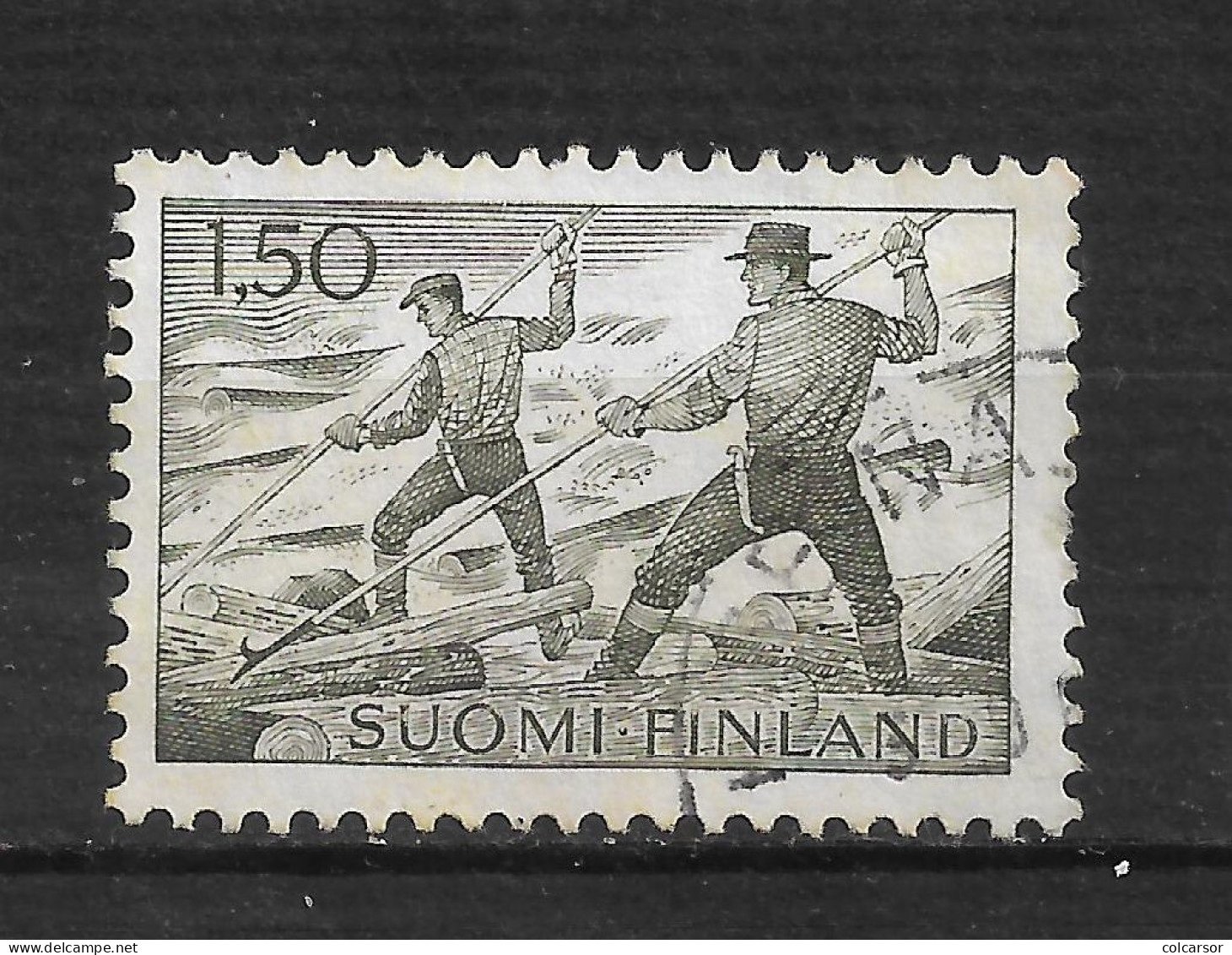 FINLANDE  : N°  546  " FLOTTAGE " - Used Stamps