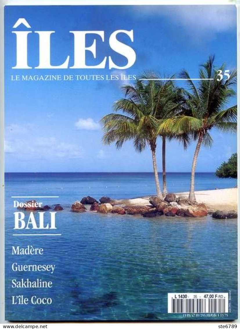 ILES MAGAZINE N° 35 Dossier Bali , Madère , Guernesey , Sakhaline , Ile Coco - Geografía
