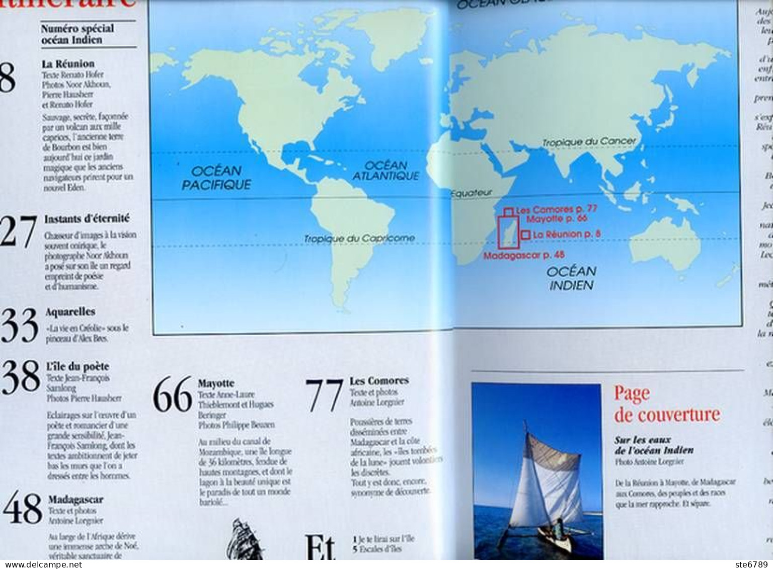 ILES MAGAZINE N° 37 Spécial Océan Indien , Réunion , Comores , Mayotte , Madagascar - Geography