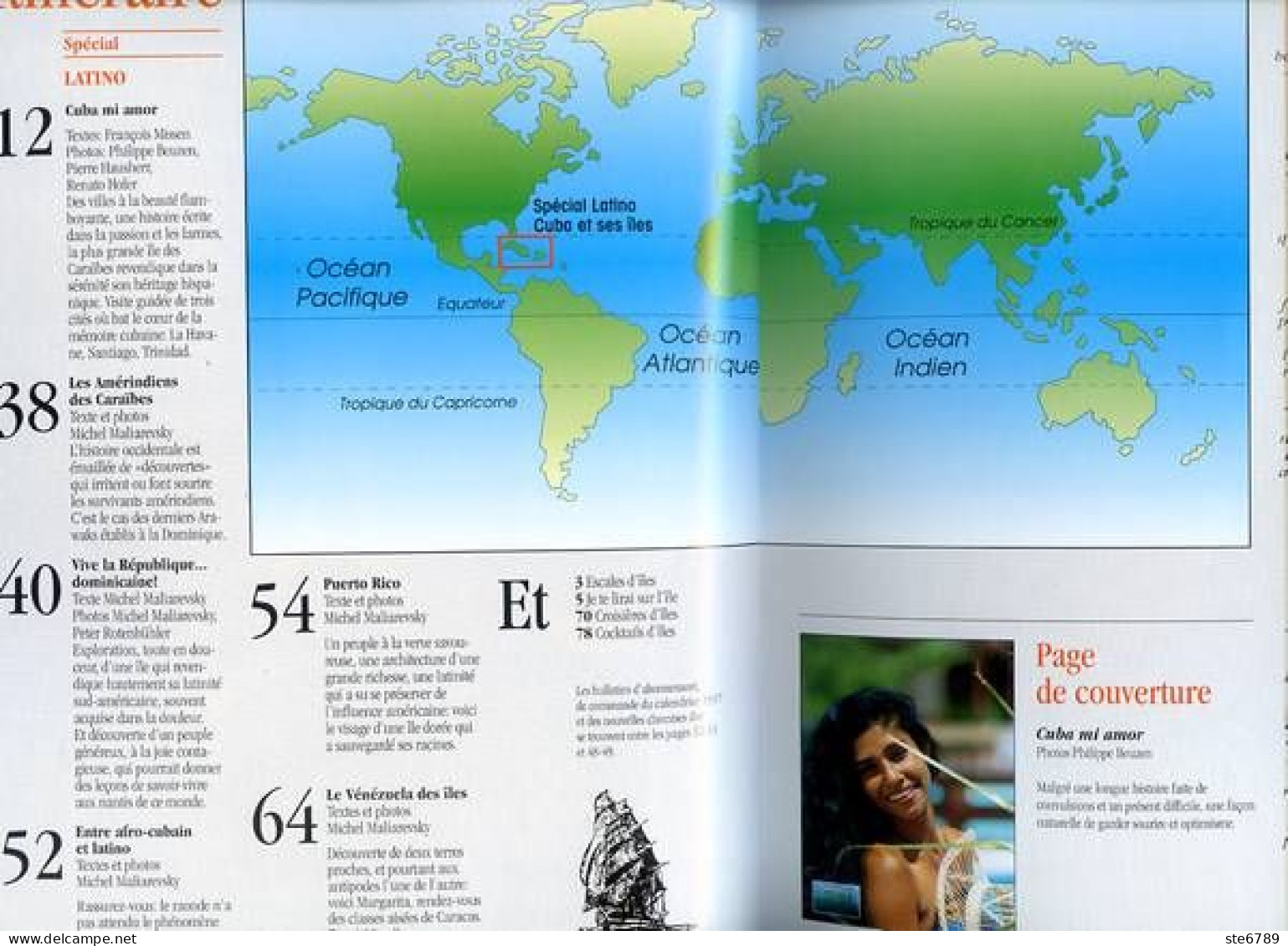 ILES MAGAZINE N° 48 Cuba Special Latino , Puerto Rico , Los Roques , Iles Colombie , Republique Dominicaine - Geography