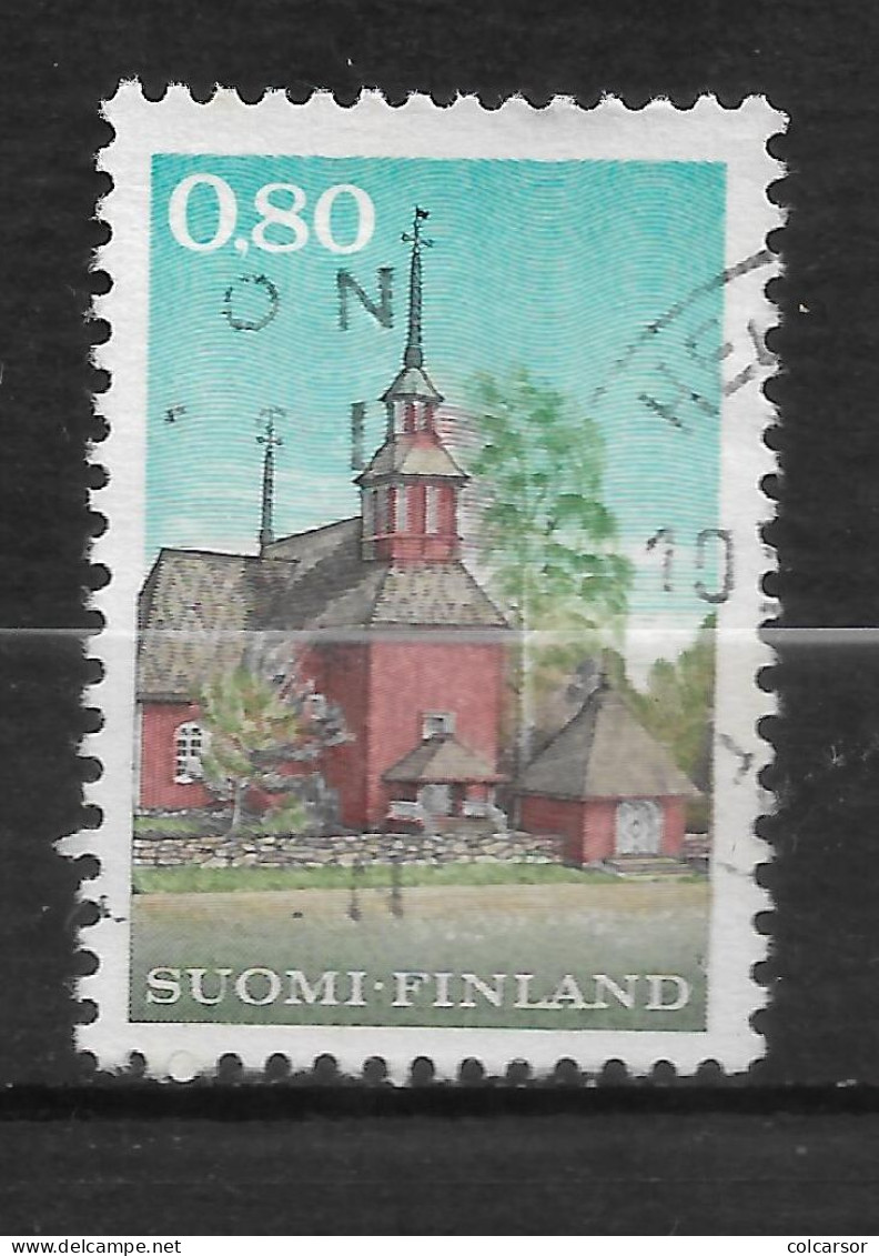 FINLANDE  : N°  637  " ÉGLISE  À  KEURU " - Used Stamps