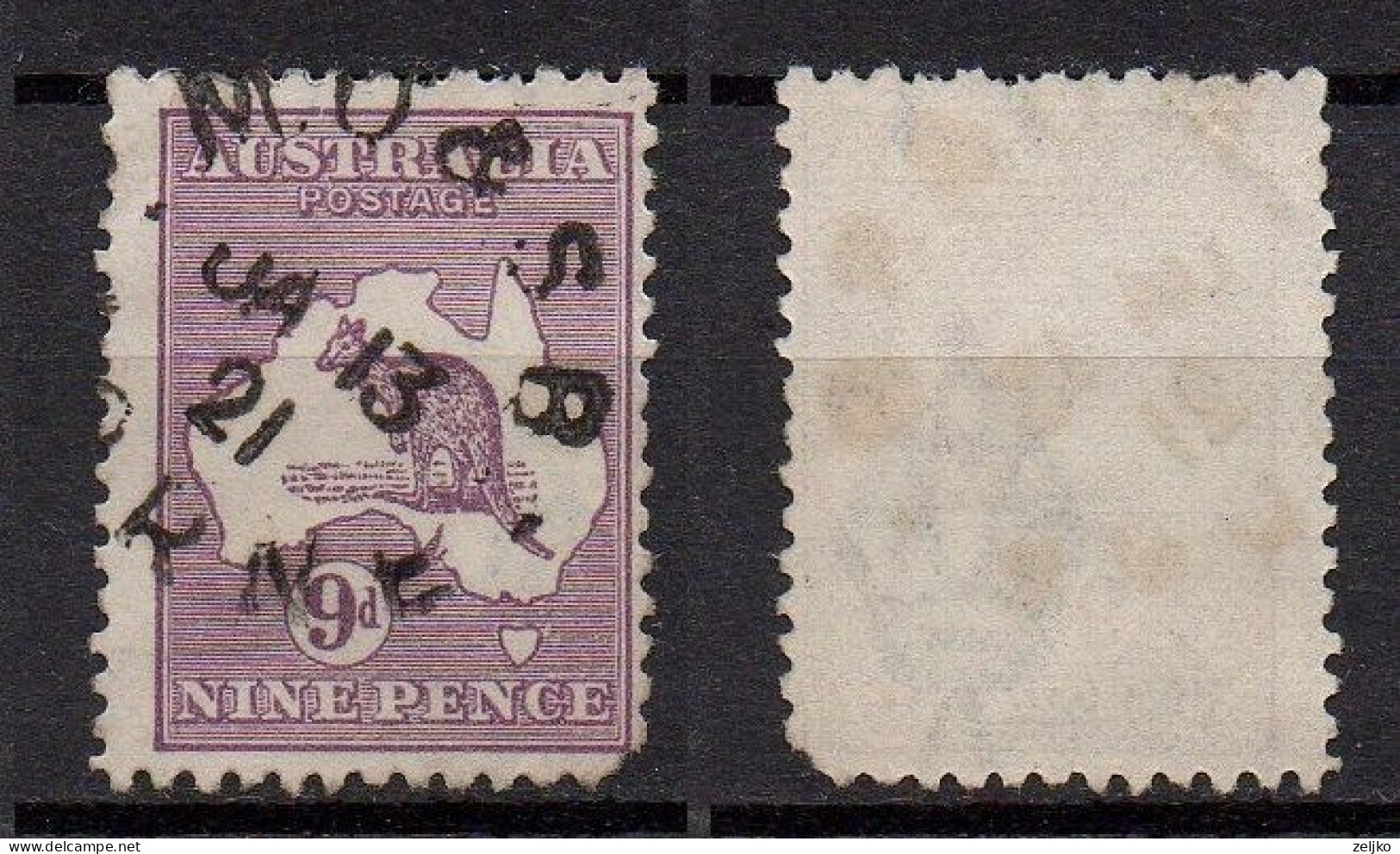 Australia, Used, 1915, Michel 24, Wm 3, Kangaroo, C.v. 40 € - Gebruikt