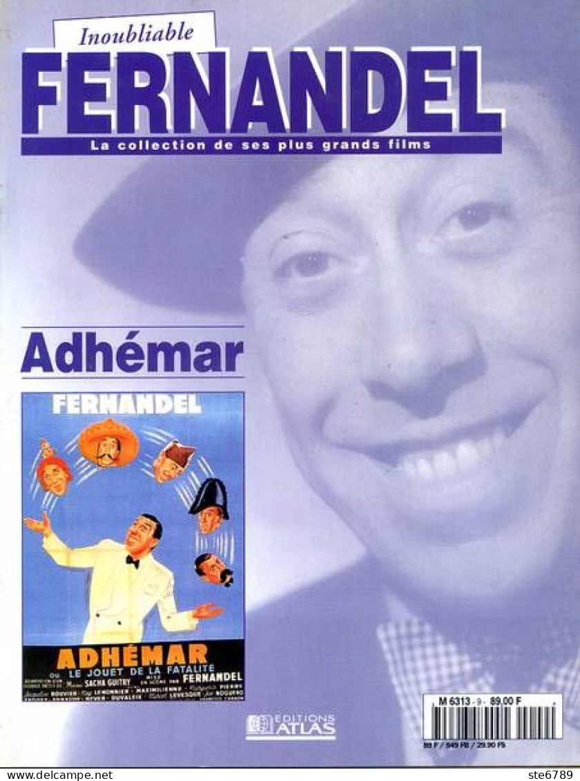 Inoubliable FERNANDEL Acteur Cinéma Film Adhémar - Cine