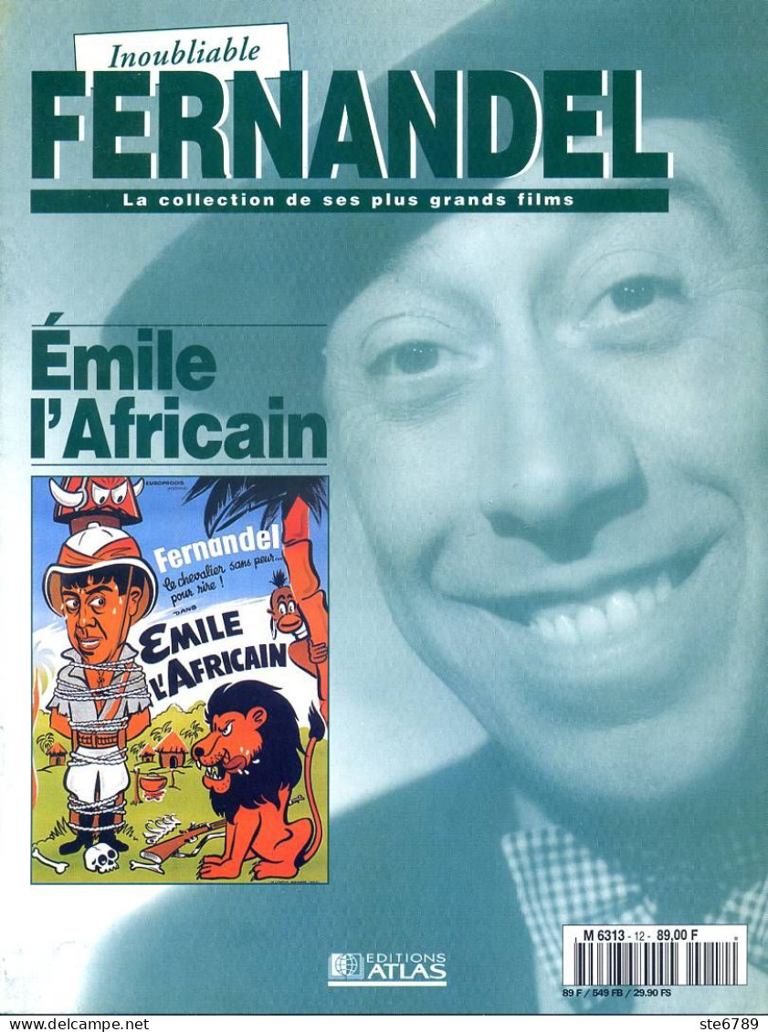 Inoubliable FERNANDEL Acteur Cinéma Film Emile L'Africain - Cinema