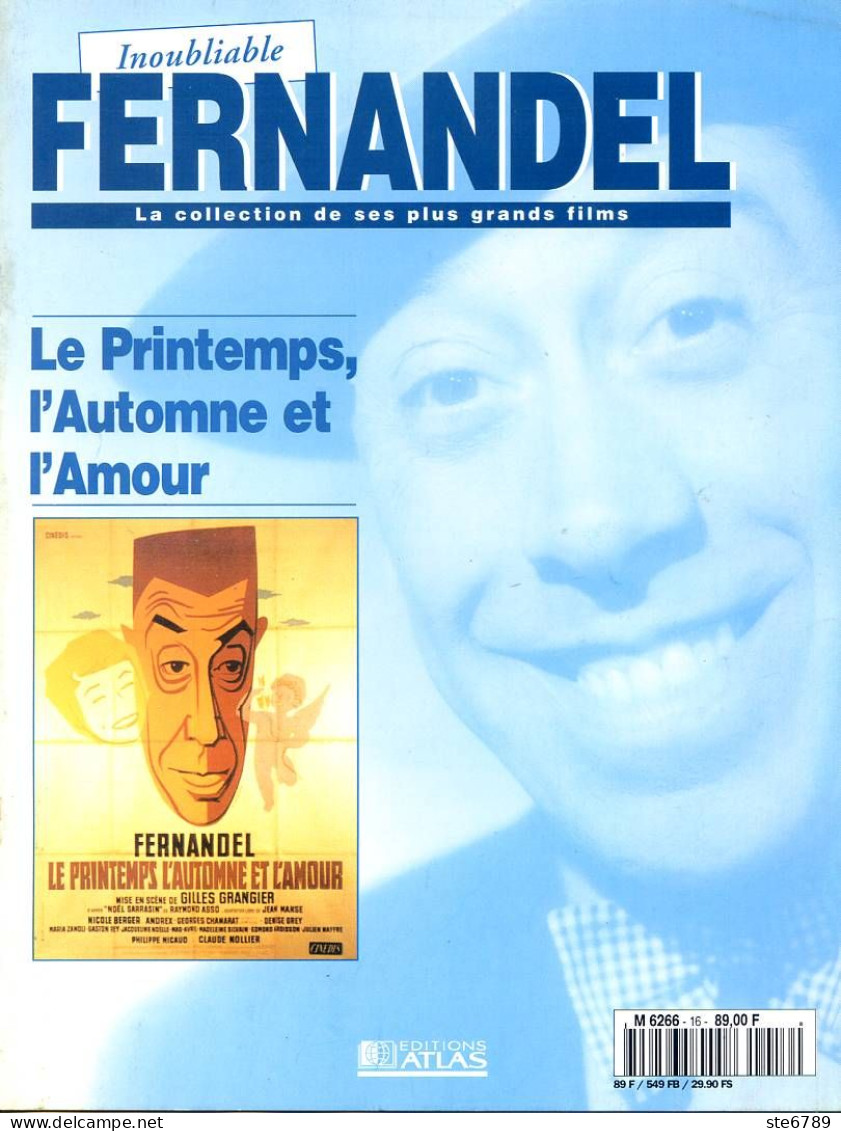 Inoubliable FERNANDEL Acteur Cinéma  Le Printemps Automne Et L'Amour - Film