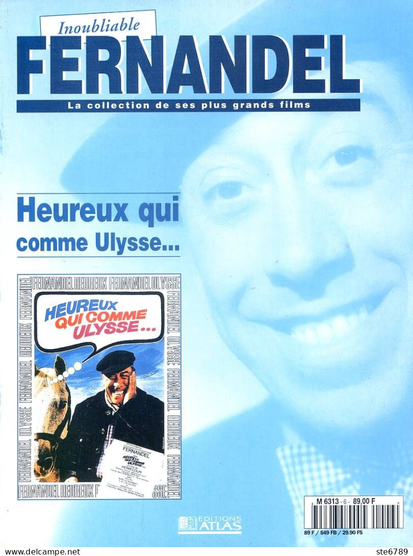 Inoubliable FERNANDEL Acteur Cinéma Film Heureux Qui Comme Ulysse - Cinema