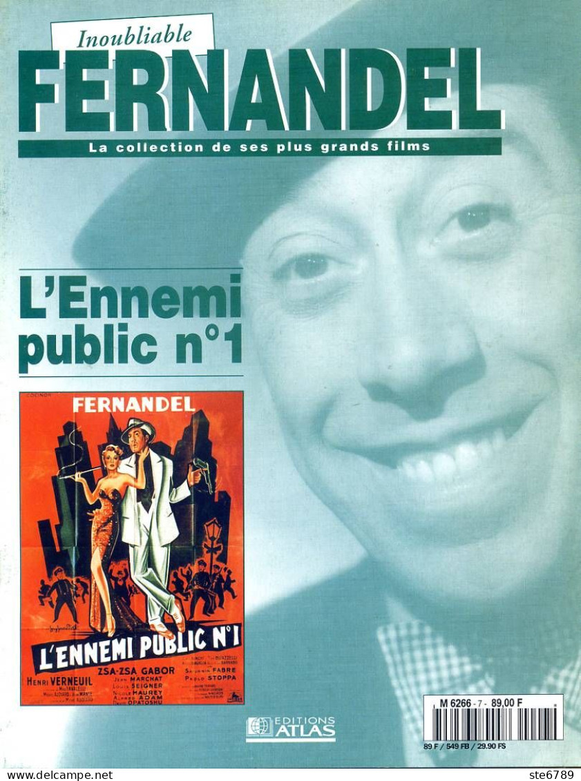 Inoubliable FERNANDEL Acteur Cinéma Film L' Ennemi Public N° 1 - Cinema