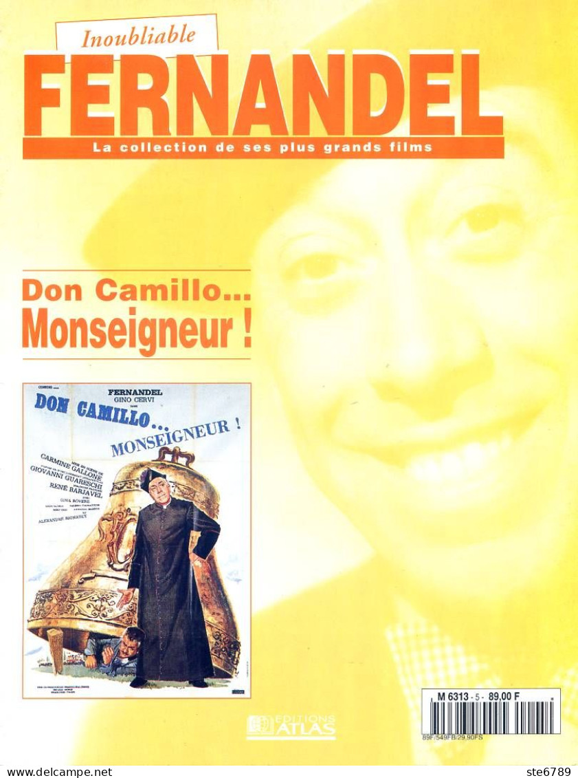 Inoubliable FERNANDEL Acteur Cinéma Film Don Camillo Monseigneur - Cine