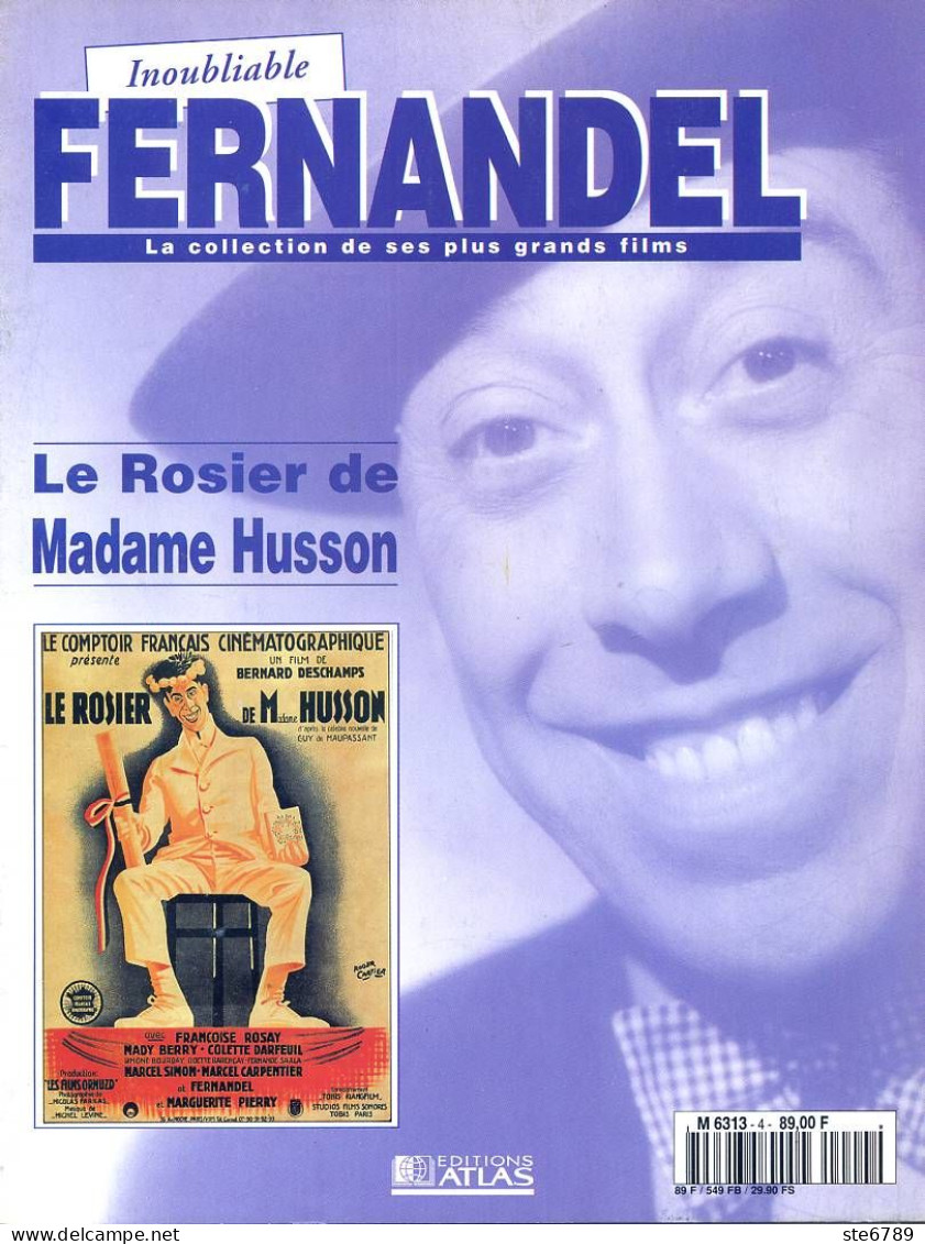 Inoubliable FERNANDEL Acteur Cinéma Film Le Rosier De Madame Husson - Cinema