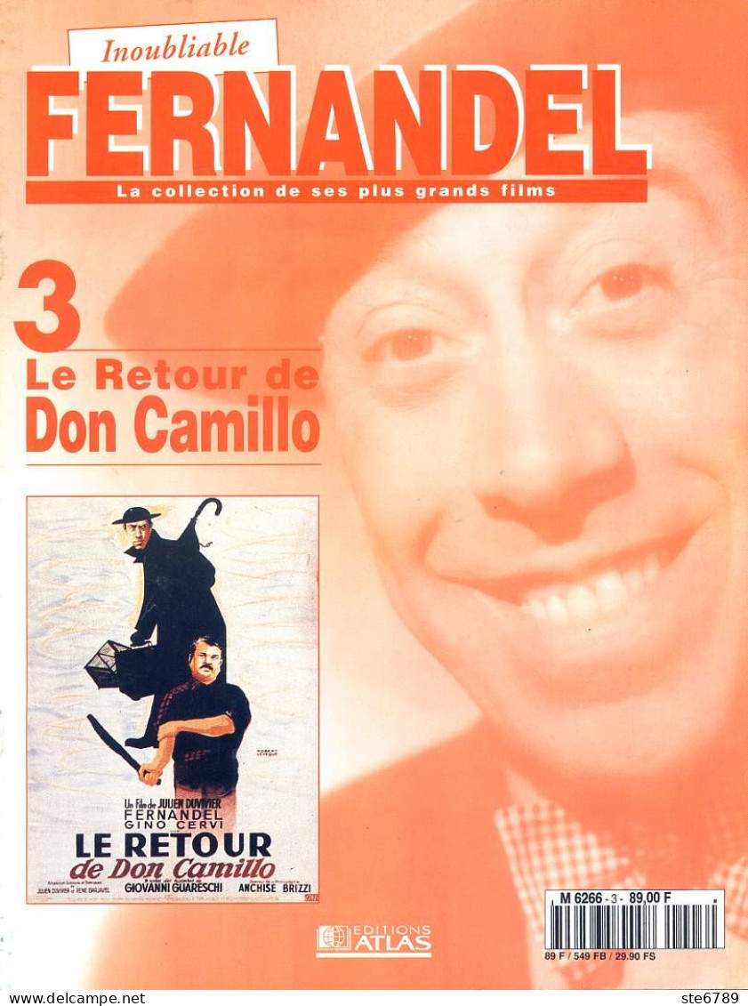 Inoubliable FERNANDEL Acteur Cinéma Film Le Retour De Don Camillo - Cinéma