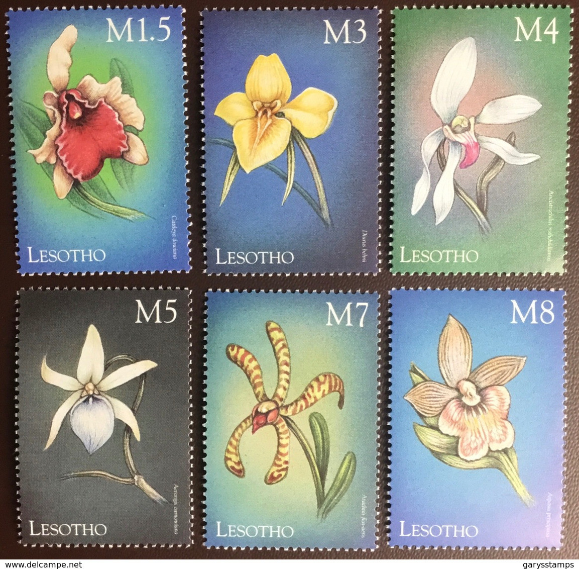 Lesotho 1999 Orchids Flowers MNH - Orchideeën