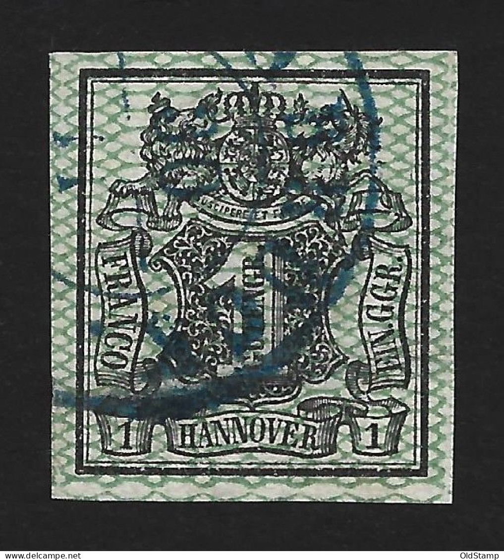 HANNOVER 1856 Mi.# 9 1Ggr Gestempelt / Allemagne Alemania Altdeutschland Old Germany States - Hanover
