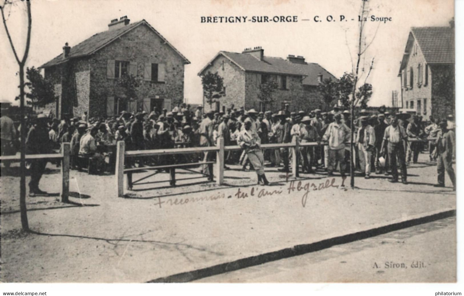 91  BRETIGNY Sur ORGE  COP,  La Soupe, Cité Ouvrière "La Fraternelle", - Bretigny Sur Orge