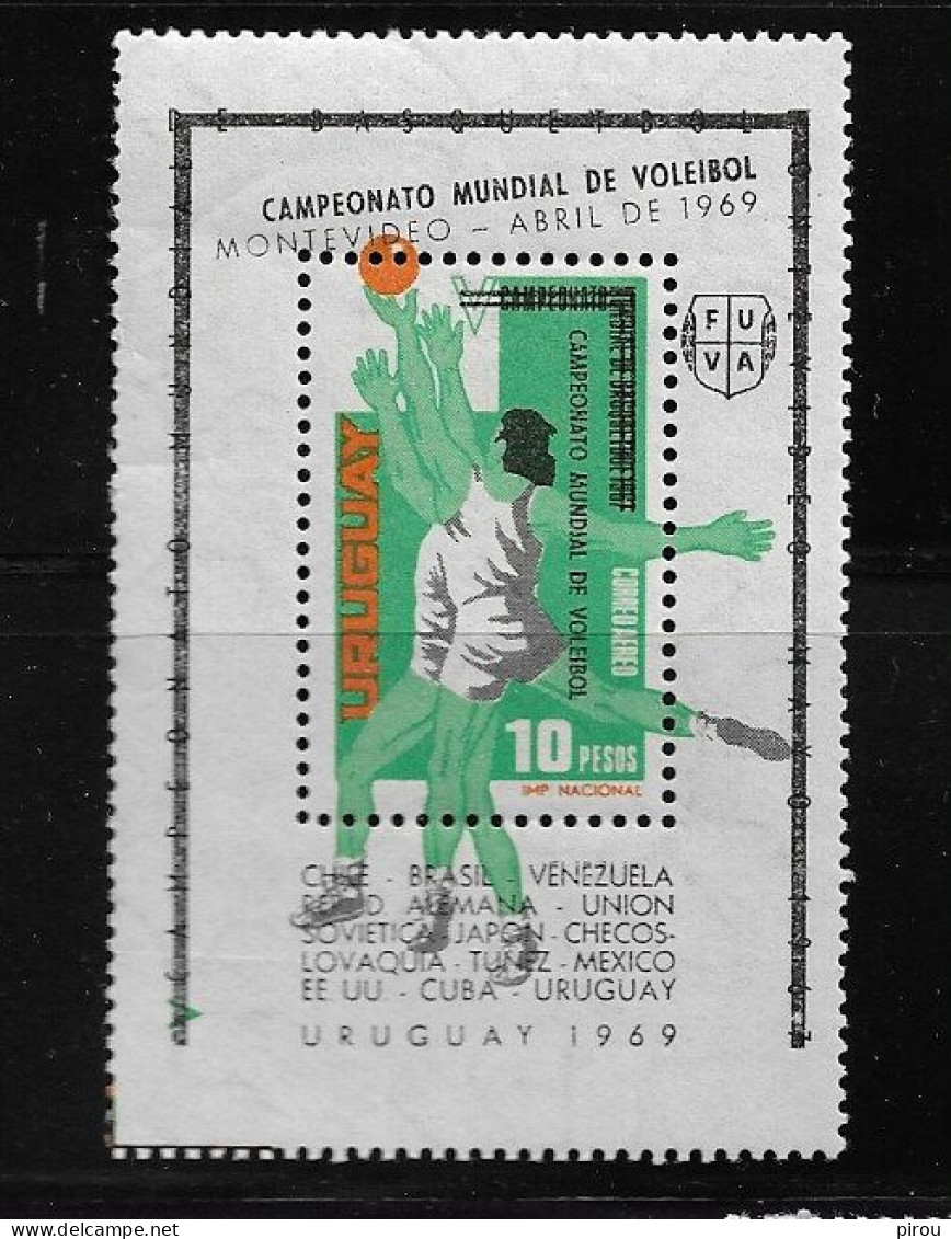URUGUAY : CHAMPIONNAT DU MONDE DE VOLLEY BALL 1969 - Voleibol