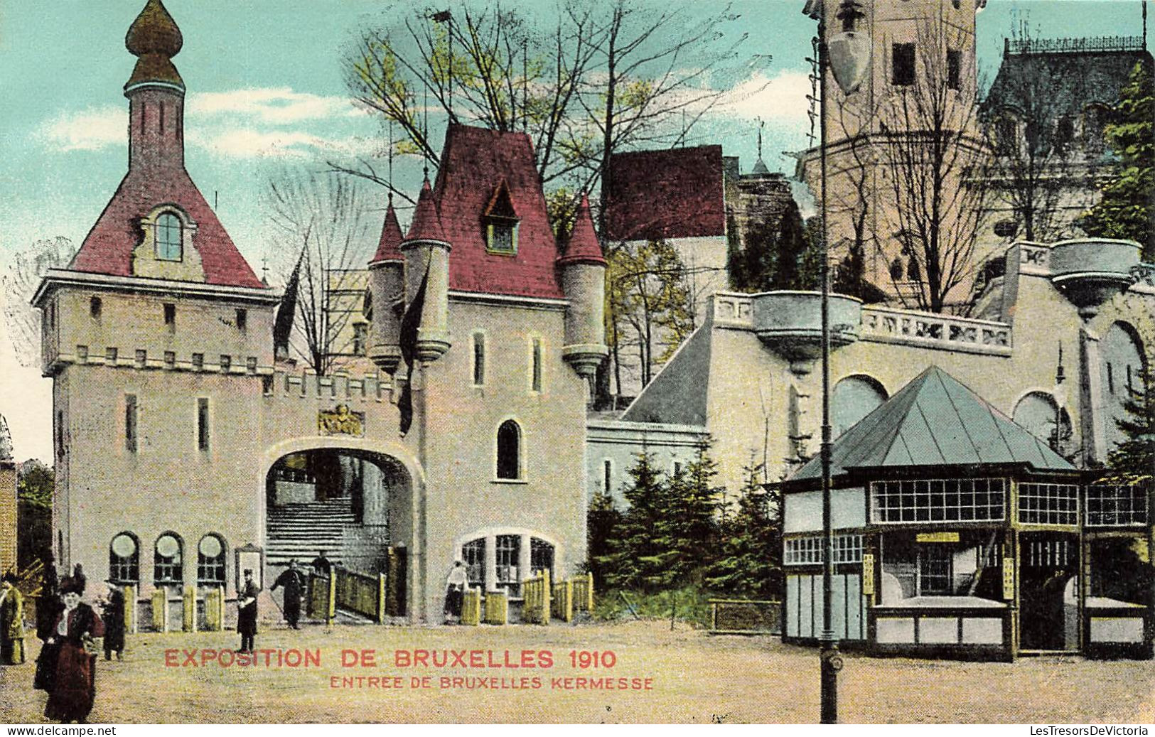 BELGIQUE - Bruxelles - Exposition De 1910 - Entrée De Bruxelles Kermesse - Carte Postale Ancienne - Exposiciones Universales