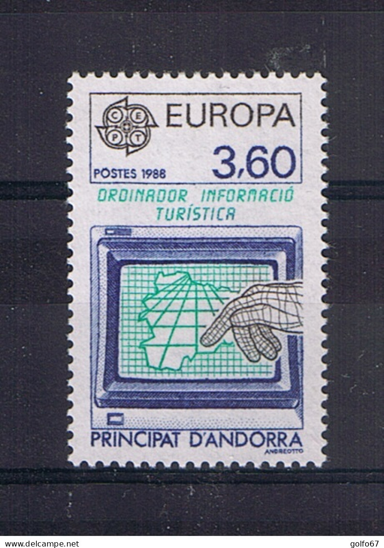 ANDORRE FRANCAIS - 1988 Y&T N° 370 NEUF** - Unused Stamps