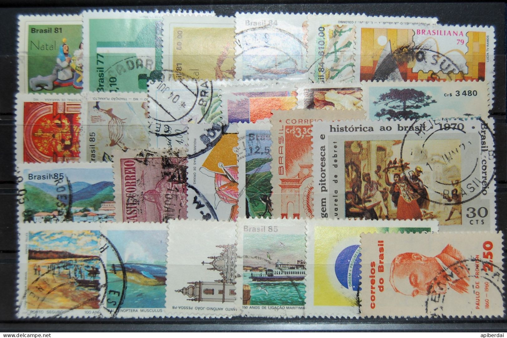 Brésil - 24 Stamps Used All Differents - Altri & Non Classificati