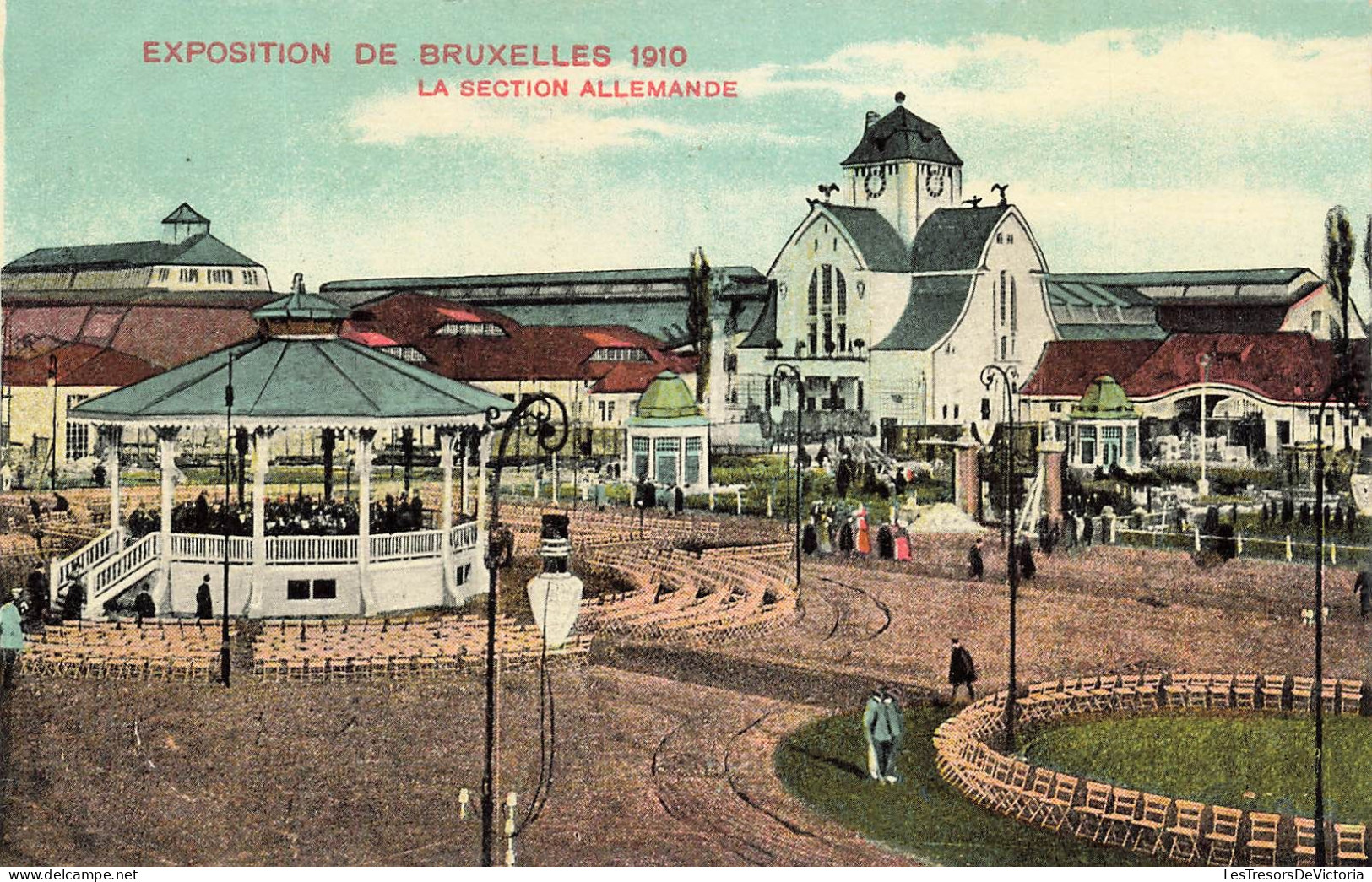 BELGIQUE - Bruxelles - Exposition De 1910 - La Section Allemande - Carte Postale Ancienne - Expositions Universelles