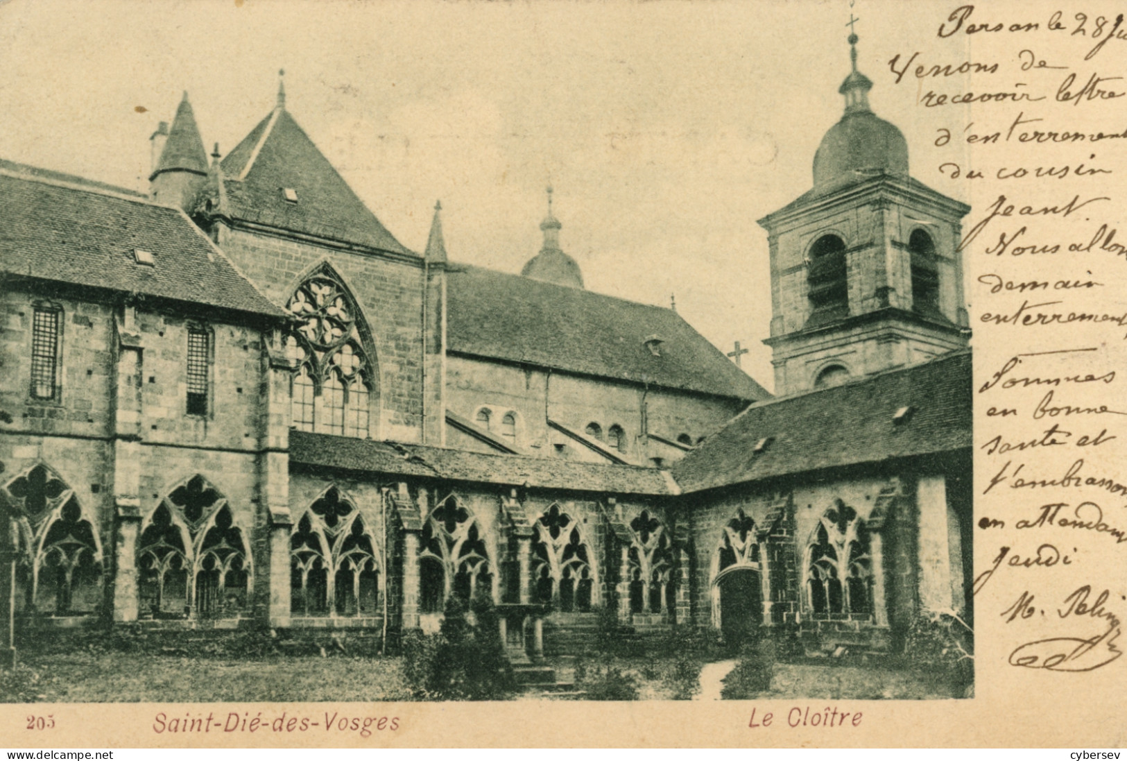 SAINT-DIE-des-VOSGES - Le Cloître - Saint Die