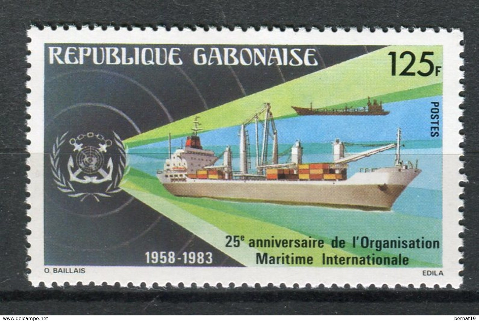 Gabón 1983. Yvert 517 ** MNH. - Gabon (1960-...)