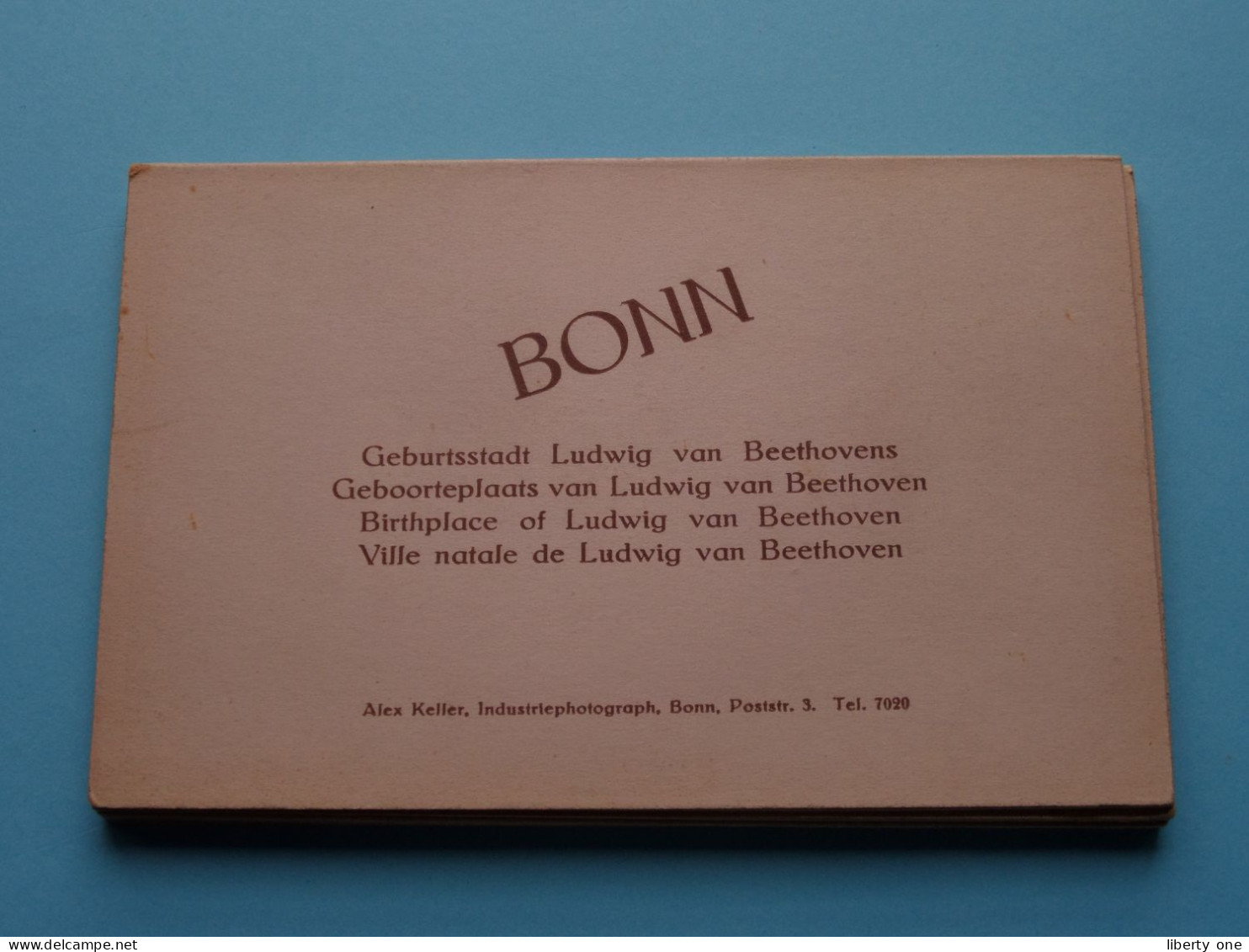 Hotel BERGISCHER HOF > Bonn a. Rhein ( Carnet > 10 Karten / Edit. Alex Keller Tél 7020 ) Anno 19?? ( Sehen sie SCANS ) !