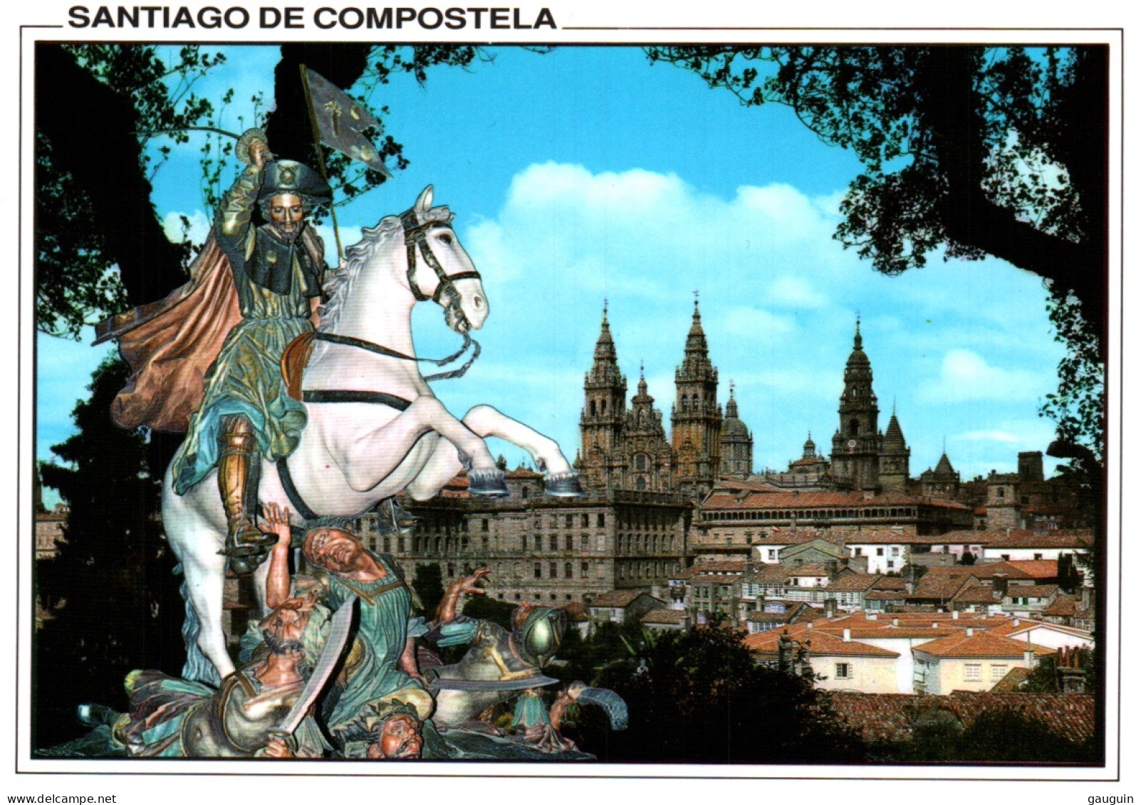 CPM - SANTIAGO De COMPOSTELA - Statue De Saint Jacques ... LOT 3 CP - Santiago De Compostela