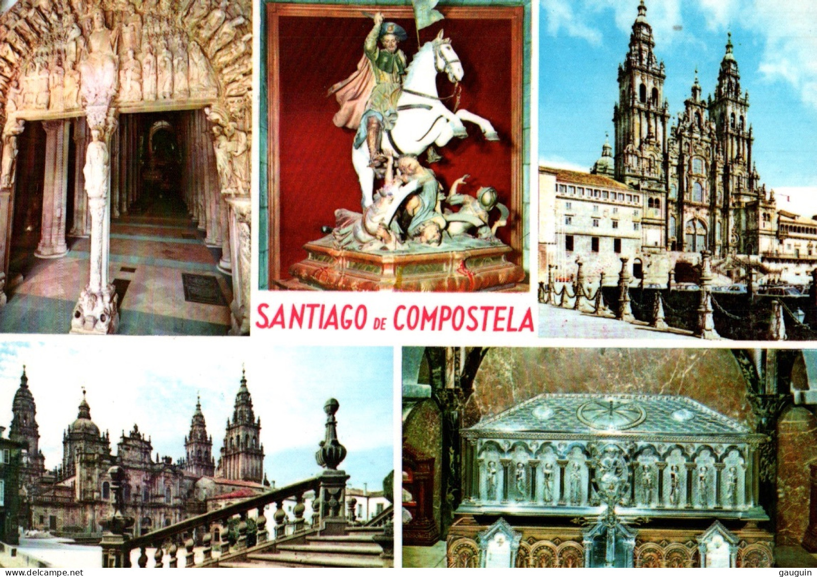 CPM - SANTIAGO De COMPOSTELA - Statue De Saint Jacques ... LOT 3 CP - Santiago De Compostela