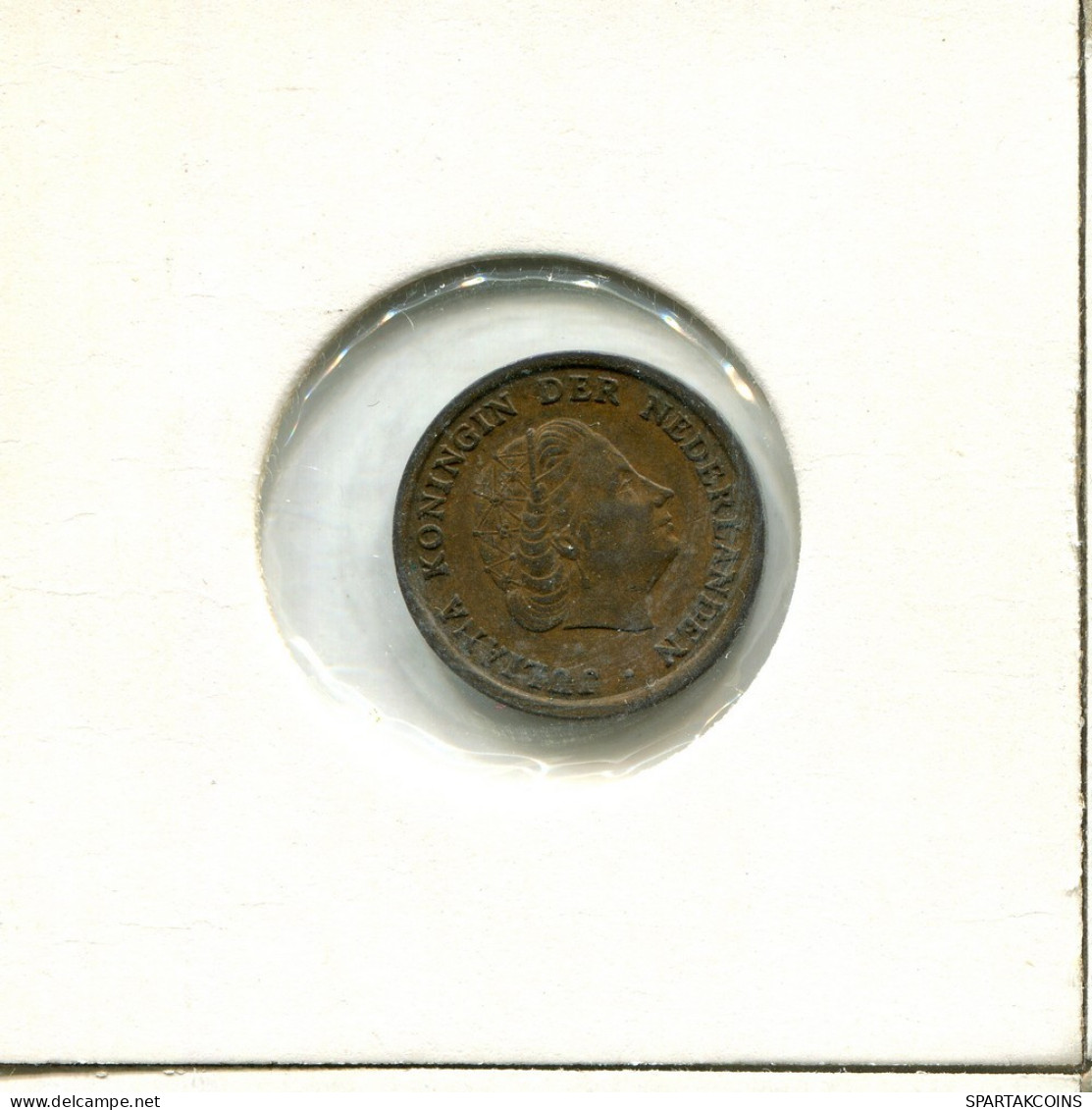 1 CENT 1962 NEERLANDÉS NETHERLANDS Moneda #AU499.E.A - 1948-1980: Juliana