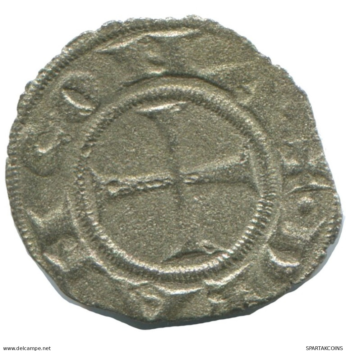 CRUSADER CROSS Authentic Original MEDIEVAL EUROPEAN Coin 0.6g/16mm #AC120.8.U.A - Altri – Europa