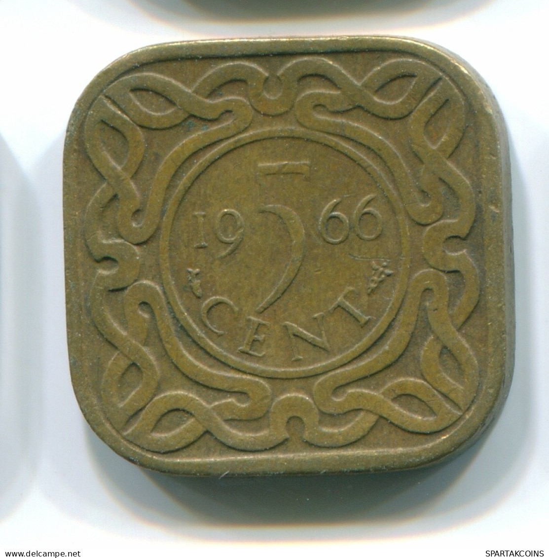 5 CENTS 1966 SURINAME Netherlands Nickel-Brass Colonial Coin #S12755.U.A - Surinam 1975 - ...