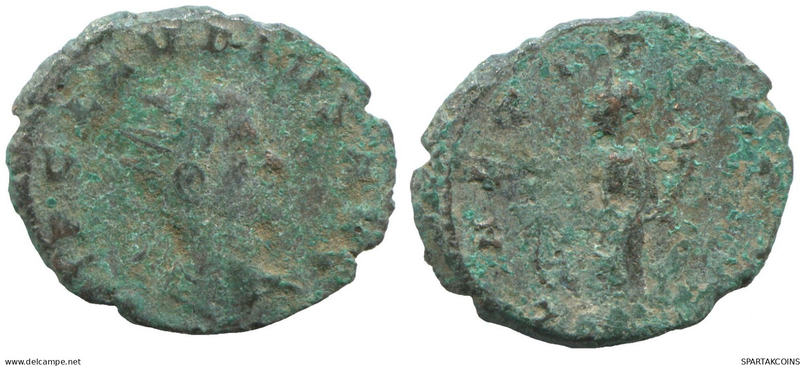 LATE ROMAN IMPERIO Follis Antiguo Auténtico Roman Moneda 2.4g/19mm #SAV1129.9.E.A - Der Spätrömanischen Reich (363 / 476)