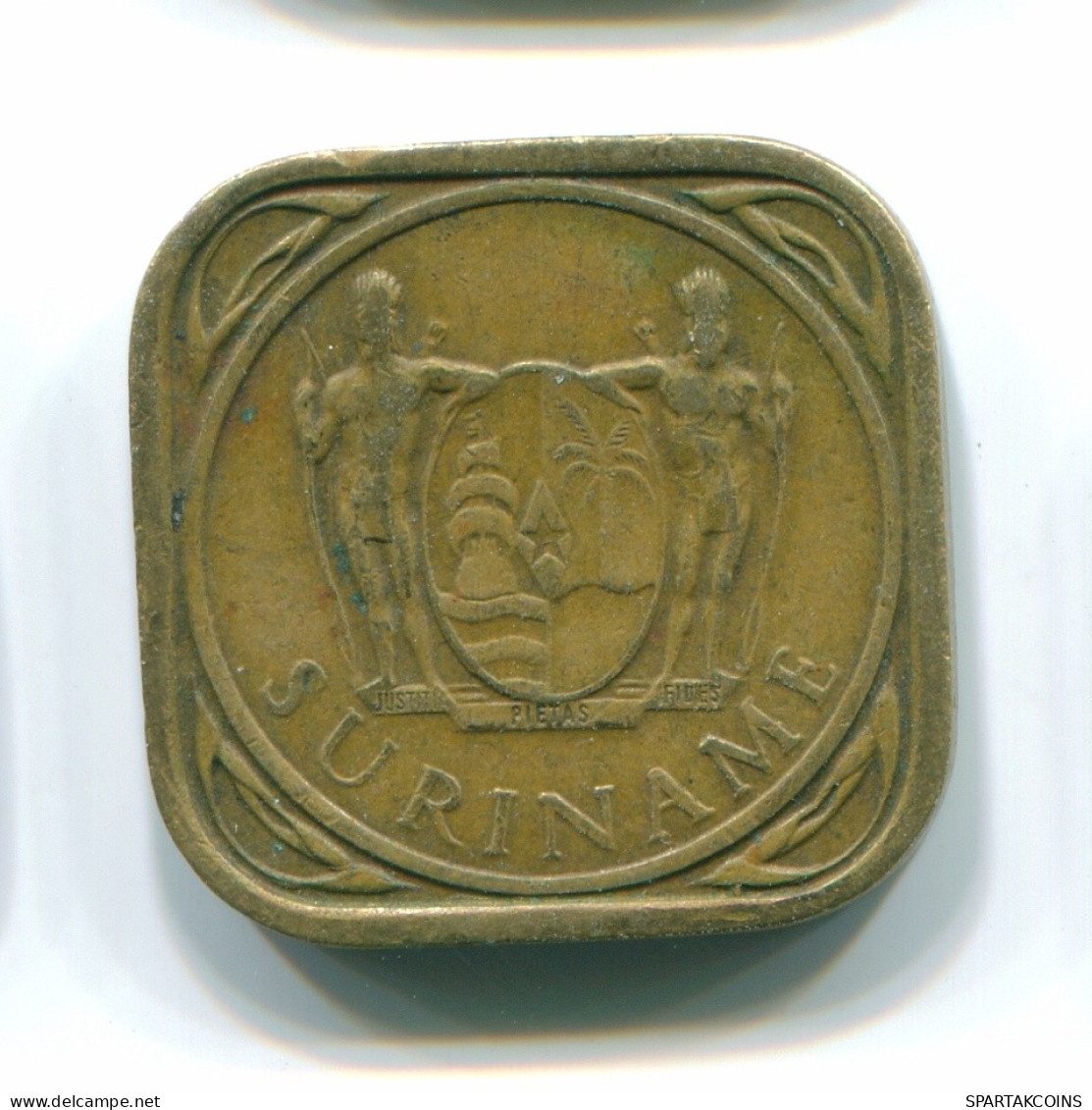 5 CENTS 1962 SURINAM NIEDERLANDE Nickel-Brass Koloniale Münze #S12658.D.A - Suriname 1975 - ...